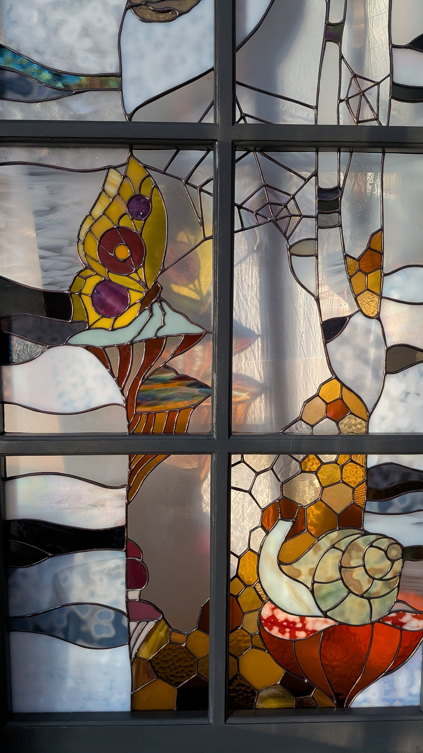 Homeward Bound - stained glass window