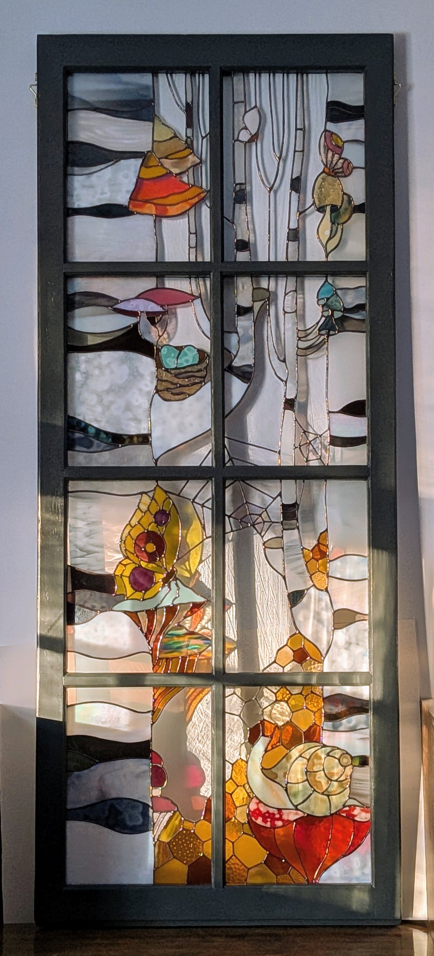 Homeward Bound - stained glass window