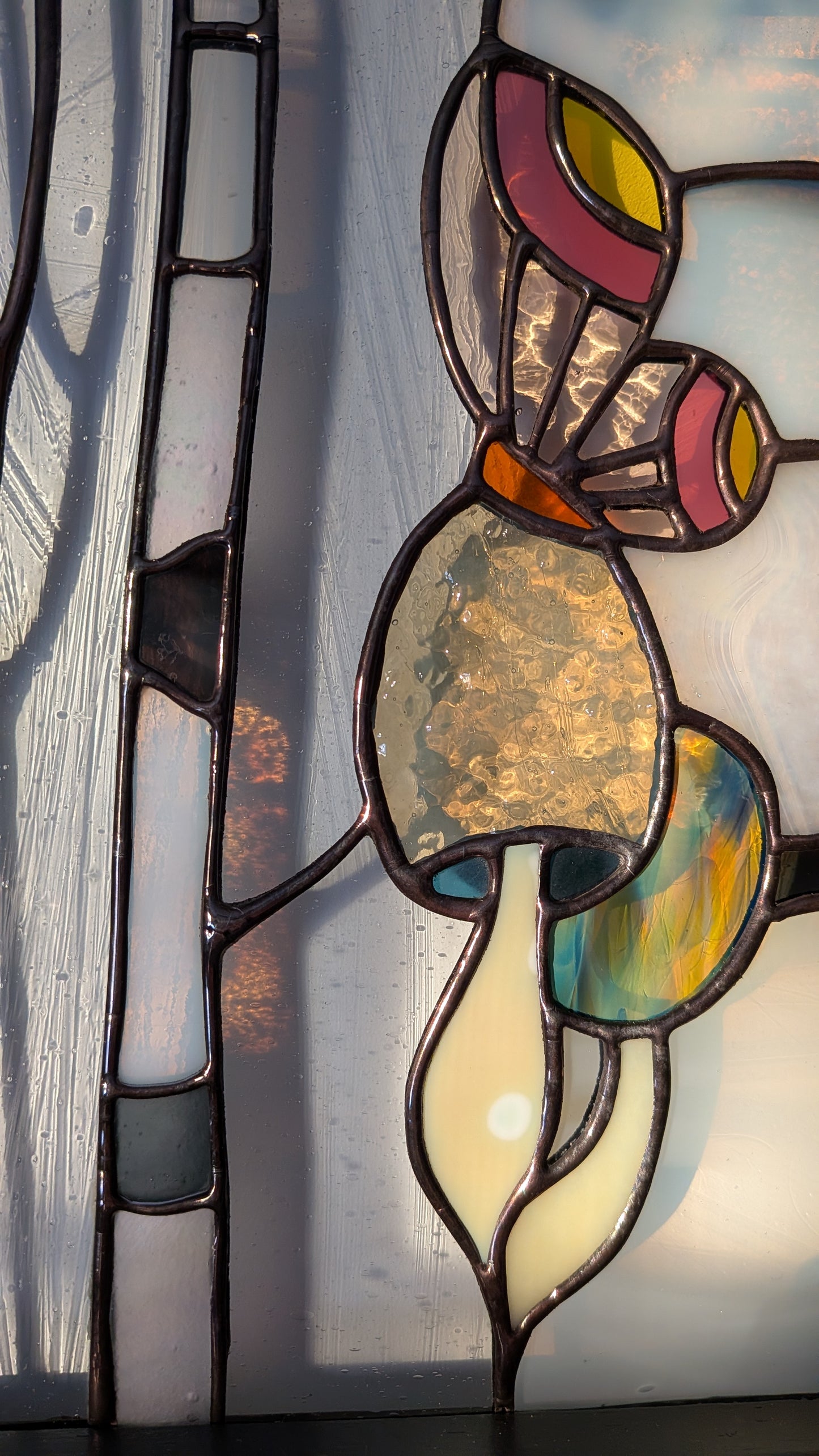 Homeward Bound - stained glass window