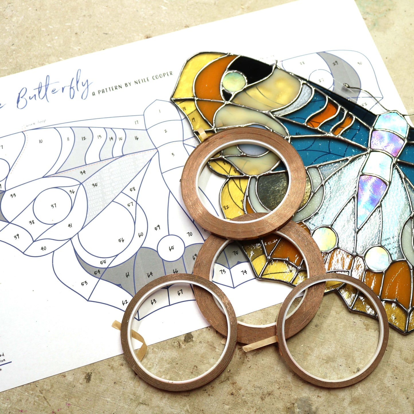 Buckeye Butterfly Pattern